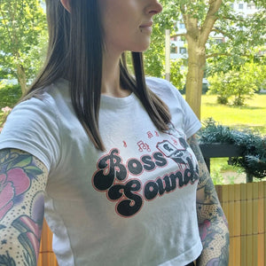 Boss Sounds Crop Top - Skinhead Reggae Cropped T-Shirt - Boss Reggae Ska Clothing