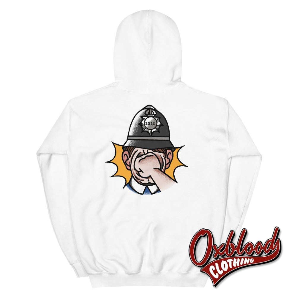 Acab Hoodie - 1312 Hooded Sweatshirt Mr Duck Plunkett Political Anti-Police Defund The Police White