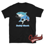 Load image into Gallery viewer, Daddy Shark T-Shirt - Adult Kinky Funny Bdsm Clothing Black / S
