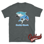 Load image into Gallery viewer, Daddy Shark T-Shirt - Adult Kinky Funny Bdsm Clothing Dark Heather / S
