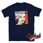 Lade das Bild in den Galerie-Viewer, Naughty Boy T-Shirt - Dominatrix Female Power Clothing Navy / S Shirts
