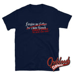 Cargar imagen en el visor de la galería, Sorry Daddy Ive Been A Bad Girl T-Shirt Navy / S Shirts
