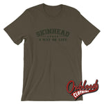 Lade das Bild in den Galerie-Viewer, Army Green Skinhead T-Shirt / S Shirts
