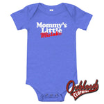 Load image into Gallery viewer, Baby Mommys Little Mistake One Piece - Offensive Baby Onesies Heather Columbia Blue / 3-6M
