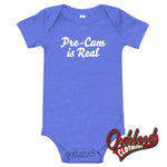 Lade das Bild in den Galerie-Viewer, Baby Pre-Cum Is Real One Piece - Inappropriate Baby Gifts Heather Columbia Blue / 3-6M
