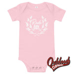 Cargar imagen en el visor de la galería, Baby Rude Girl Onesie - Girls Alternative Clothes Uk Sizes Pink / 3-6M
