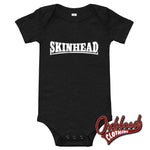 Cargar imagen en el visor de la galería, Baby Skinhead Onesie - Punk Onesies &amp; Clothes Dark Grey Heather / 3-6M
