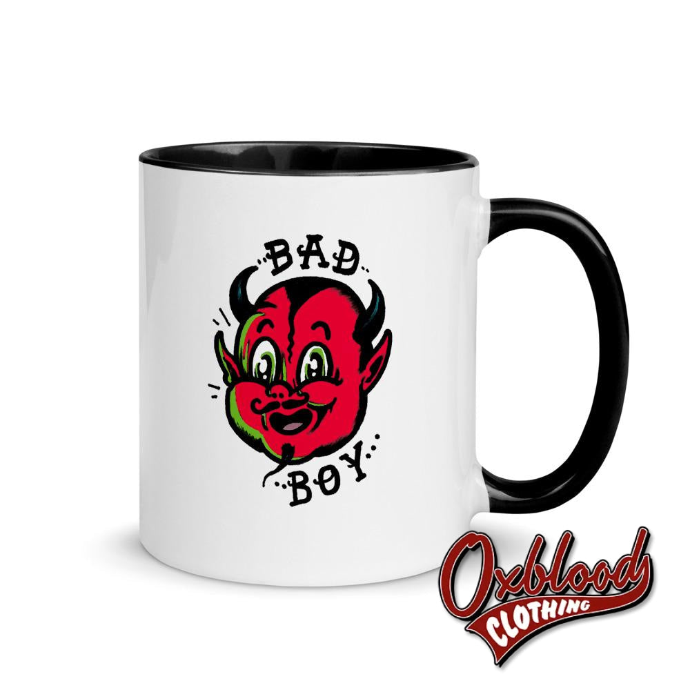 Bad Boy Mug With Color Inside Black