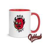 Lade das Bild in den Galerie-Viewer, Bad Boy Mug With Color Inside Red
