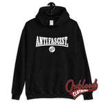 Lade das Bild in den Galerie-Viewer, Black Anti-Facist Sweater - Three Arrows Hoodie / S Sweatshirts
