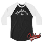 Cargar imagen en el visor de la galería, Black Swan Record Label 3/4 Sleeve Raglan Shirt Xs Baseball Jersey
