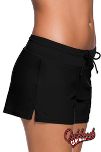 Black Womens Swimming Boardshorts S Shorts