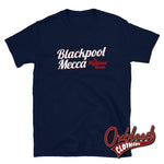 Cargar imagen en el visor de la galería, Blackpool Mecca T-Shirt - The Highland Room Mod &amp; Scooterist Clothing Navy / S
