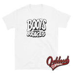 Lade das Bild in den Galerie-Viewer, Boots And Braces T-Shirt - Hardcore Punk Or Skin Tee Shirt White / S
