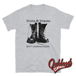 Lade das Bild in den Galerie-Viewer, Boots &amp; Braces T-Shirt - Anti-Racist Skinhead Clothing Sport Grey / S Shirts
