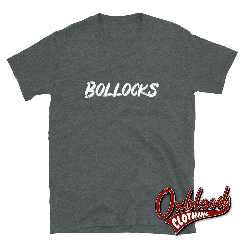 Bullocks Shirt - Very Offensive Gifts & Obscene Clothing Uk Dark Heather / S