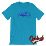 Cargar imagen en el visor de la galería, Carl Records T-Shirt - By Downtown Unranked Aqua / S Shirts
