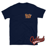 Load image into Gallery viewer, Chest Razors And Records 69 T-Shirt - Spirit Of Clothing &amp; Ska Uk Style Navy / S
