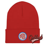 Lade das Bild in den Galerie-Viewer, Cuffed Hard Mod Beanie Red
