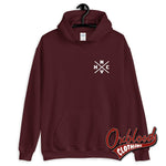 Load image into Gallery viewer, Double-Sided Nyhc Hoodie - New York Hardcore Sweat Shirts / Hxc Merch Maroon S
