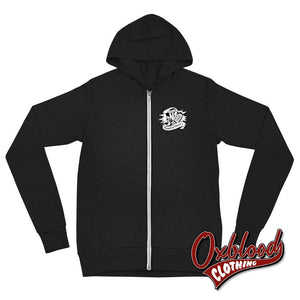 Runnin Riot Zip Hoodie - Oi Music Rupert Cleaver Streetpunk & 80S Punk Shirts Skinhead Style Solid