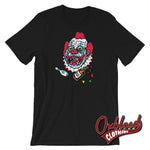 Lade das Bild in den Galerie-Viewer, Drunk Clown Halloween Evil Killer Scary Horror Gift Black / Xs Shirts
