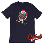 Lade das Bild in den Galerie-Viewer, Drunk Clown Halloween Evil Killer Scary Horror Gift Navy / Xs Shirts
