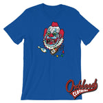 Lade das Bild in den Galerie-Viewer, Drunk Clown Halloween Evil Killer Scary Horror Gift True Royal / S Shirts
