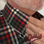 Cargar imagen en el visor de la galería, Made-To-Measure 4-Finger Beagle Collar Button-Down Shirt Fitz
