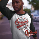 Lade das Bild in den Galerie-Viewer, Go Sports Oxblood Clothing 3/4 Sleeve Raglan Shirt Shirts
