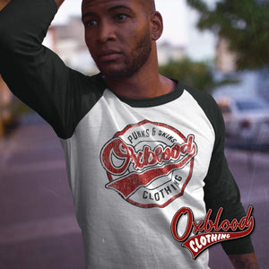 Go Sports Oxblood Clothing 3/4 Sleeve Raglan Shirt Shirts