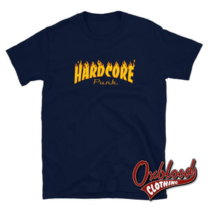 Hardcore Punk T-Shirt - Old School Nyhc 80S Shirts Navy / S