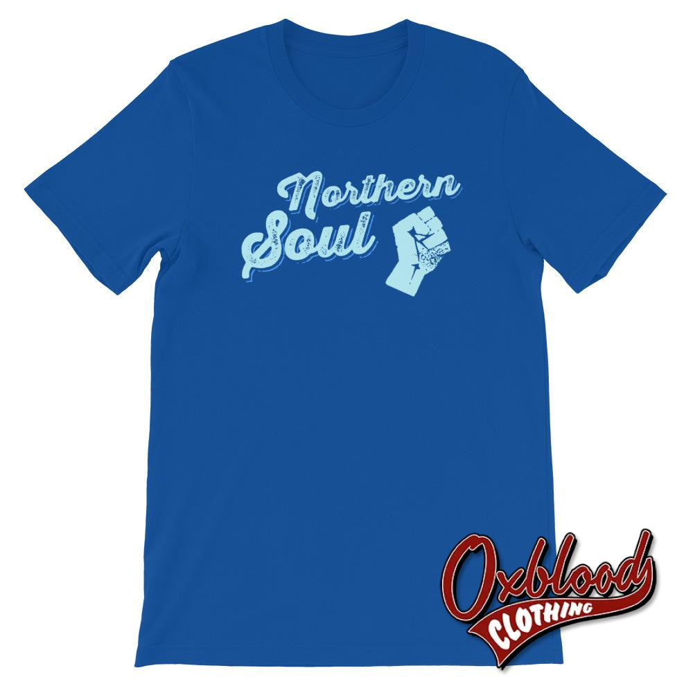 Keep The Faith Northern Soul Fist 4 T-Shirt True Royal / S Shirts