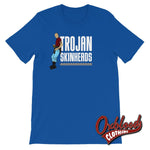 Load image into Gallery viewer, Leaning Skinhead Trojan T-Shirt - Clothing True Royal / S Shirts
