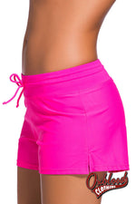 Cargar imagen en el visor de la galería, Neon Pink Womens Swimming Boardshorts S Shorts
