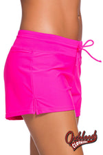 Cargar imagen en el visor de la galería, Neon Pink Womens Swimming Boardshorts Shorts
