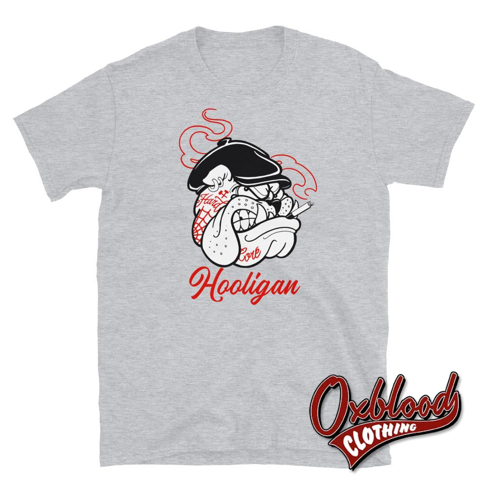 New York Hardcore Hooligan T-Shirt - American Bulldog Sport Grey / S