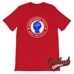 Northern Soul Fist 1 T-Shirt Red / S Shirts