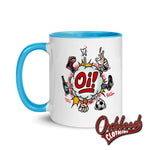 Load image into Gallery viewer, Oi! Mug - Football Fighting Drinking &amp; Boots By Duck Plunkett
