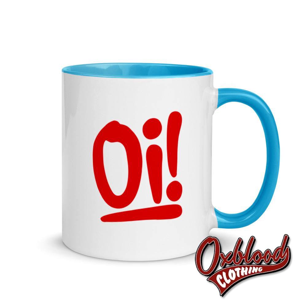 Oi! Mug With Color Inside Blue