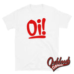 Lade das Bild in den Galerie-Viewer, Oi Oi! T-Shirt - Streetpunk 80S Punk Tshirts White / S
