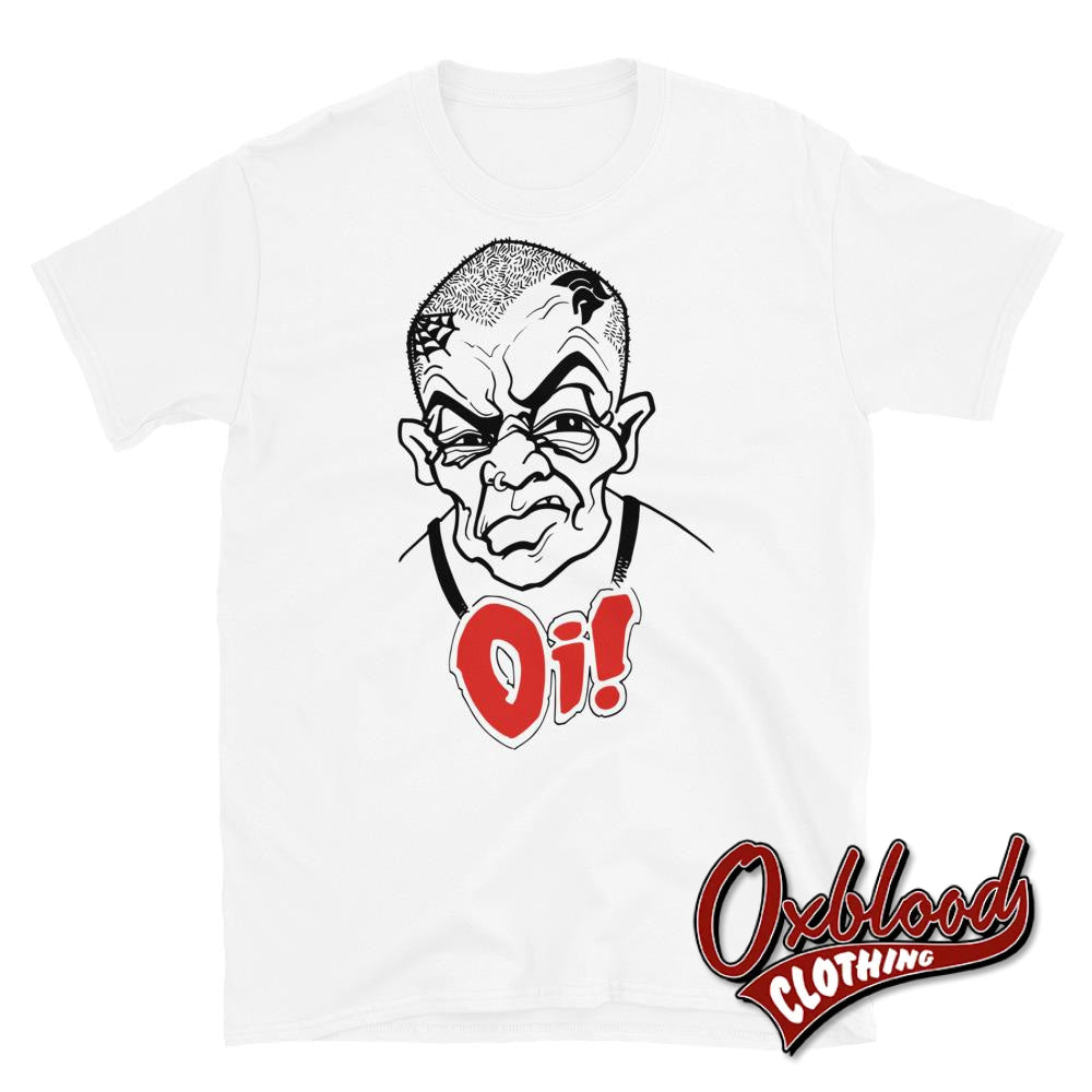 Oi Oi! T-Shirt - Trojan Skinhead Streetpunk White / S