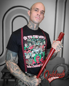 Oi! To The World T-Shirt - Oi Punk Christmas Shirt & Street Xmas Tee