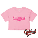 Load image into Gallery viewer, Pink Organic Skinhead Girl Crop Top Bubblegum / Xs
