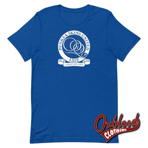Qpr Punks & Skins United T-Shirt - Football A Way Of Life 1312 True Royal / S Shirts