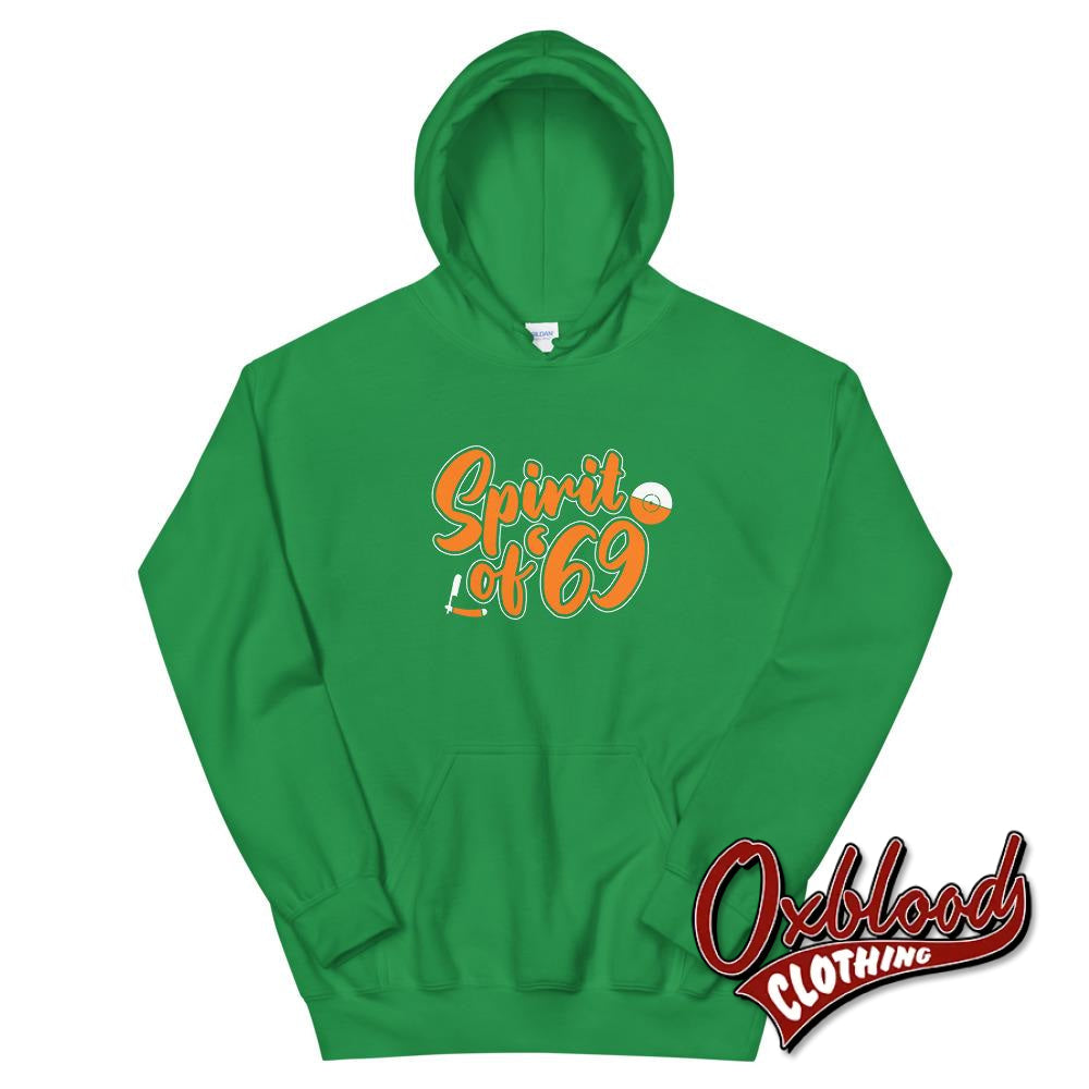 Razors And Records 69 Hoodie - Trojan Spirit Of Clothing Irish Green / S