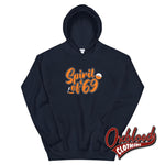 Cargar imagen en el visor de la galería, Razors And Records 69 Hoodie - Trojan Spirit Of Clothing Navy / S
