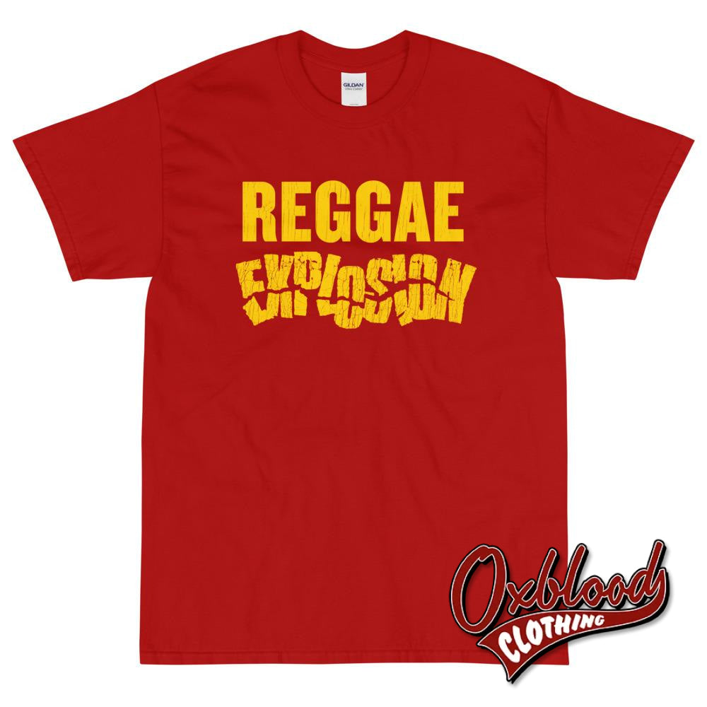 Reggae Explosion T-Shirt Ska & Roots Lp 7 Red / S