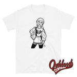 Cargar imagen en el visor de la galería, Rio Ska Girl Mod Two Tone Shirt - Hipster Clothing Mens &amp; Womens White / S Shirts
