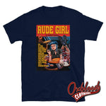 Cargar imagen en el visor de la galería, Rude Girl T-Shirt - Pulp Fiction Parody Navy / S
